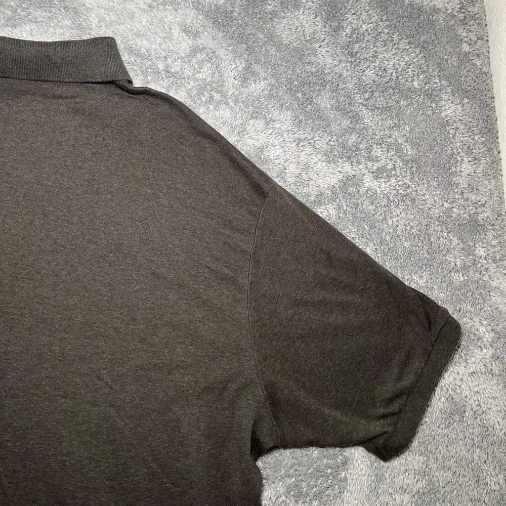 Polo Ralph Lauren Grey Polo Shirt Burgundy Pony 2XLT Big & Tall Mint Condition